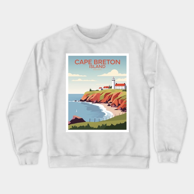 CAPE BRETON ISLAND Crewneck Sweatshirt by MarkedArtPrints